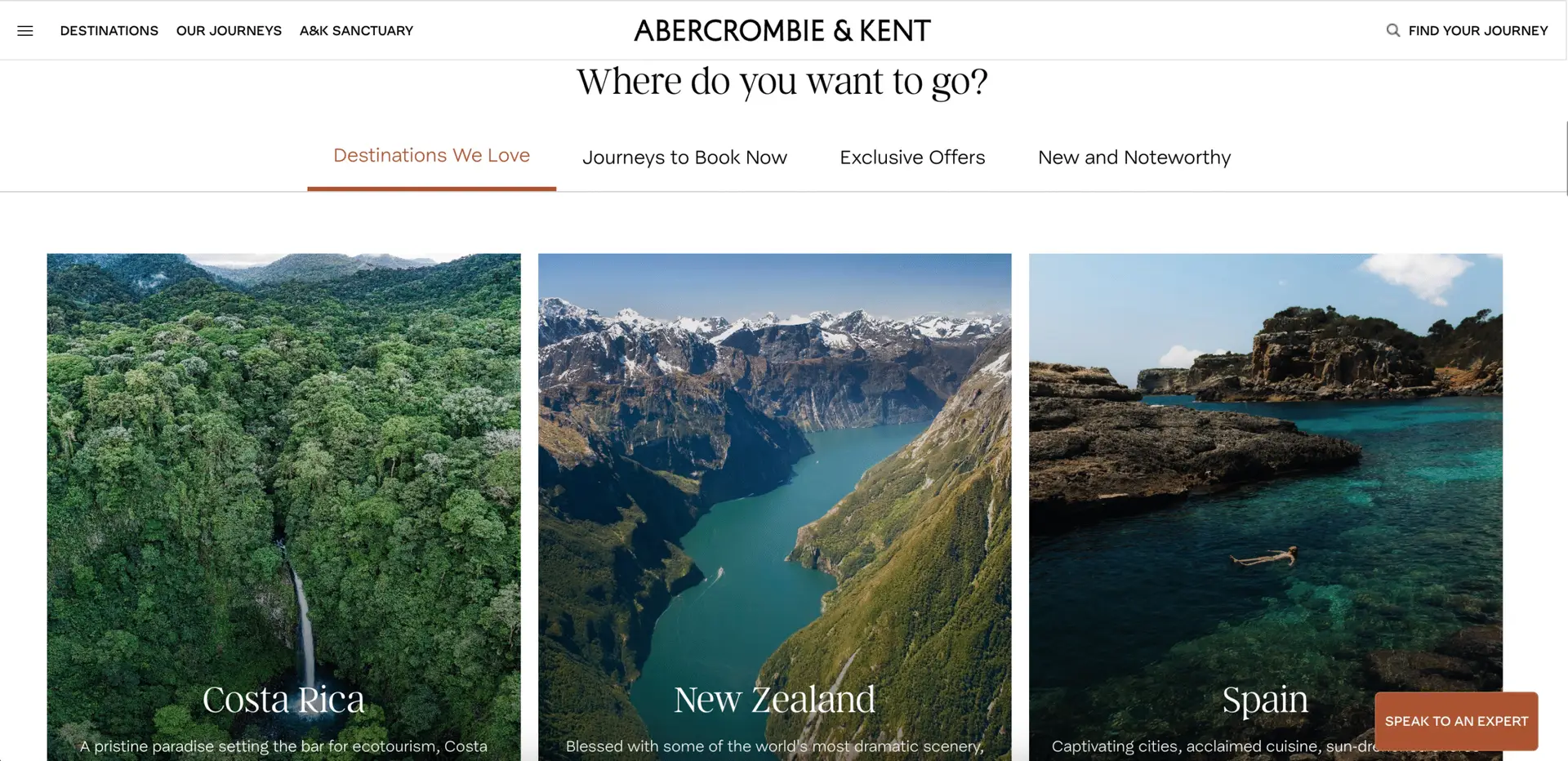 Iconic safari lodges and luxury riverboats, private-island hideaways and next-level villas – every property in our collection is extraordinary